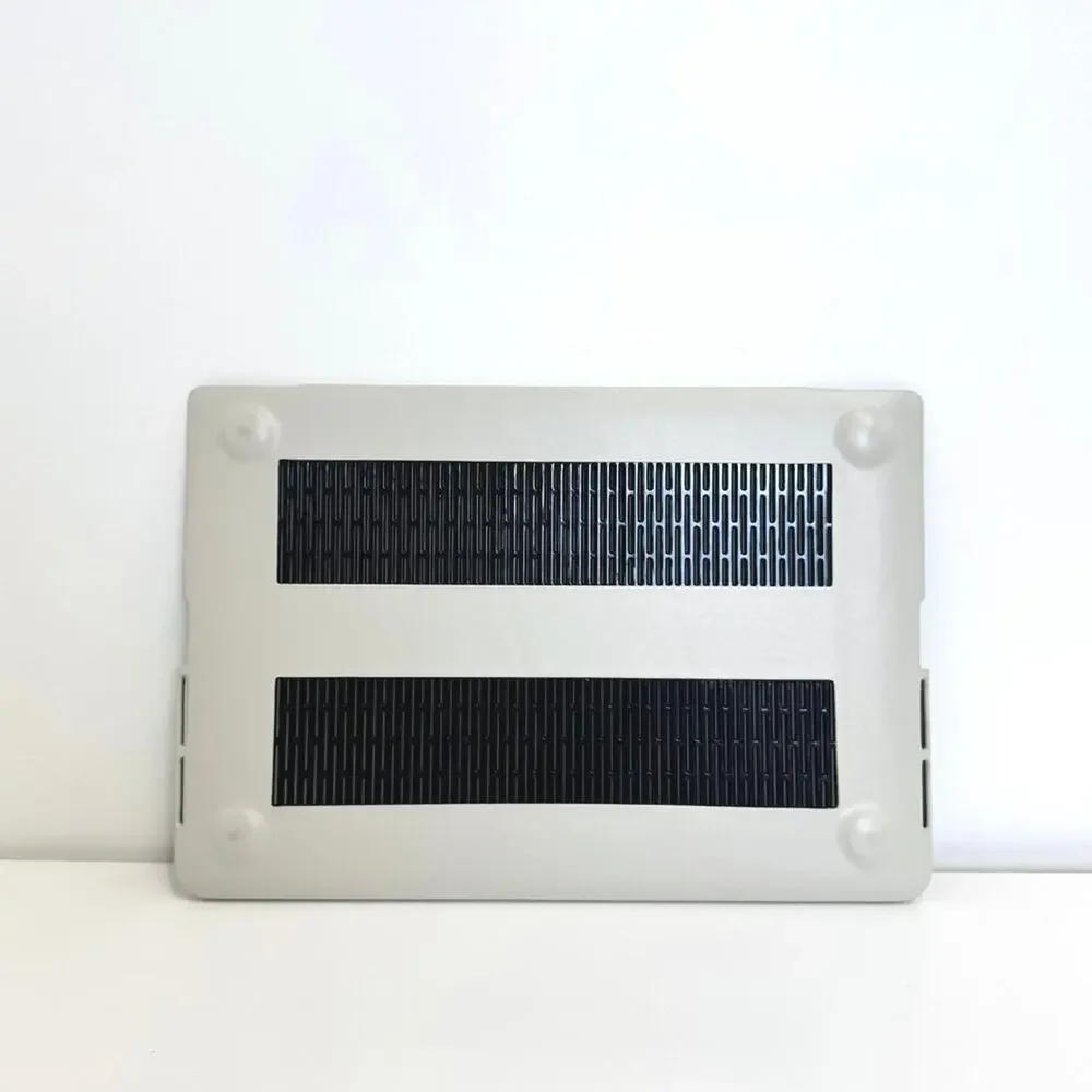 SAINT LAURENT Cream Leather MacBook Pro Case 13